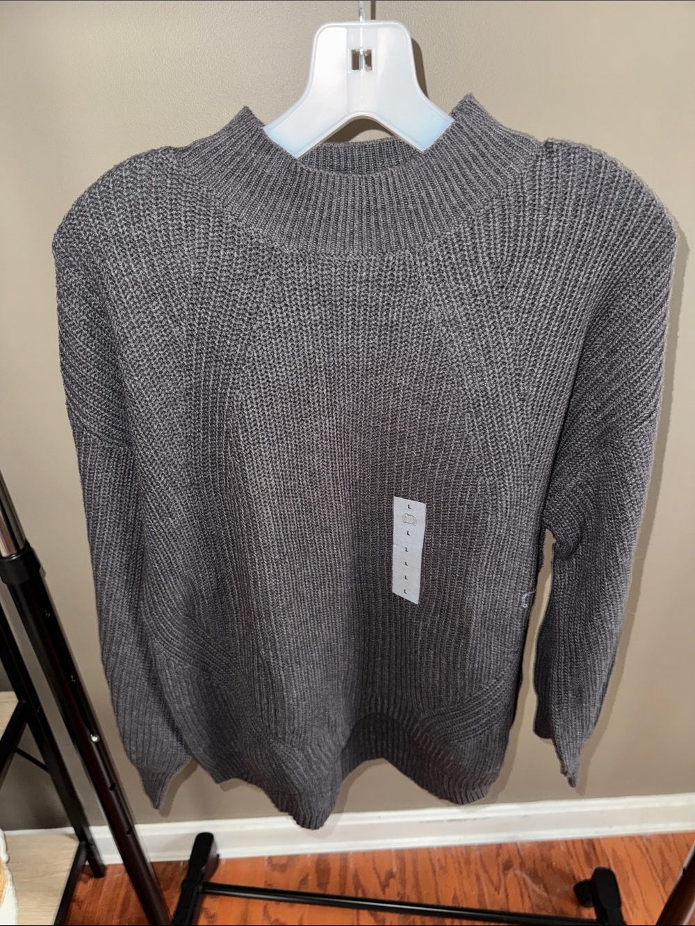 Old Navy Gray Cowl Neck Sweater